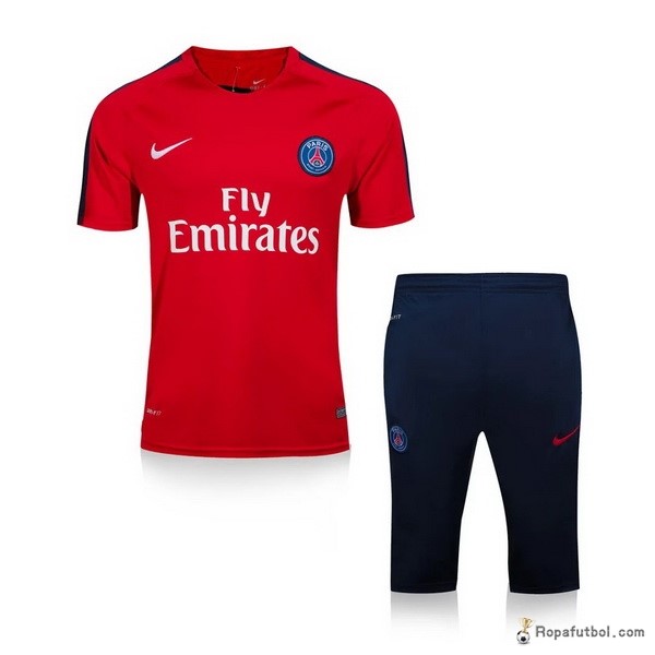 Camiseta Entrenamiento Paris Saint Germain Conjunto Completo 2016/17 Rojo